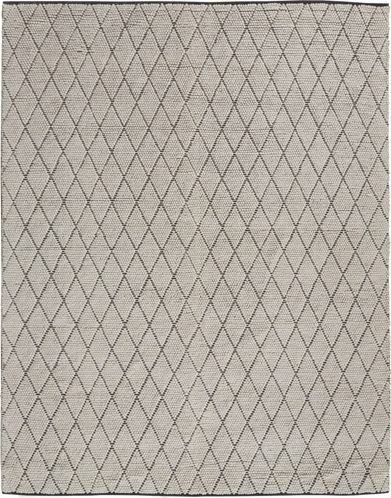 Feizy Thayer 8648F Ivory/Charcoal Area Rug by Thom Filicia