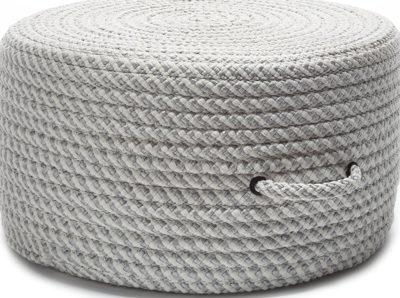 Colonial Mills Bright Twist Pouf UF11 Shadow and White