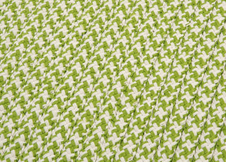 Colonial Mills Houndstooth Pouf UF69 Lime