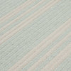 Colonial Mills Sunbrella Southport Stripe UH69 Sea Area Rug Closeup Image