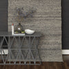 Karastan Tableau Umbra Grey Area Rug Room Scene Image Feature