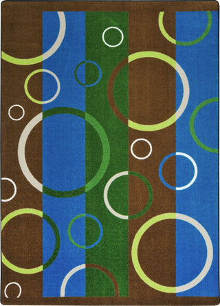 Joy Carpets Summer Solstice Under Water Earthtone Area Rug