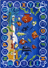 Joy Carpets Kid Essentials Underwater Readers Multi Area Rug