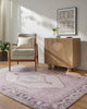 Livabliss Unique UNQ-2316 Lavender Area Rug Room Scene