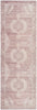 Livabliss Unique UNQ-2317 Dusty Rose Area Rug Runner