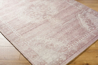 Livabliss Unique UNQ-2317 Dusty Rose Area Rug Corner Shot