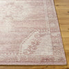 Livabliss Unique UNQ-2317 Dusty Rose Area Rug Angle