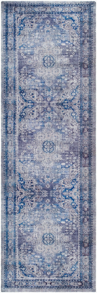 Livabliss Unique UNQ-2318 Cobalt Area Rug Runner