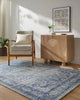 Livabliss Unique UNQ-2318 Cobalt Area Rug Room Scene