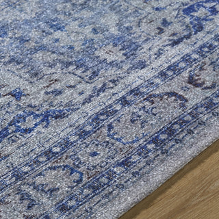 Livabliss Unique UNQ-2318 Cobalt Area Rug Detail