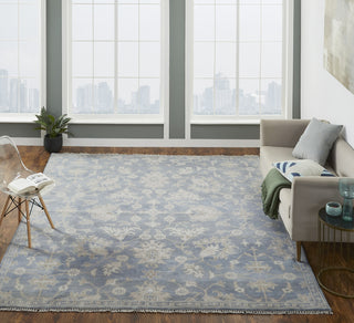 K2 Umbria US-118 Slate Blue Area Rug Lifestyle Image Feature