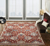 K2 Umbria US-122 Vintage Brick Area Rug Lifestyle Image Feature