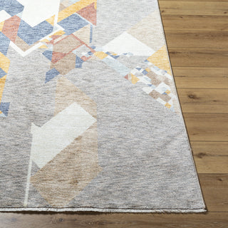 Livabliss Usonia USO-2307 White Area Rug by Frank Lloyd Wright Foundation Angle