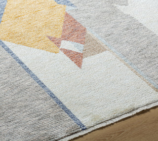 Livabliss Usonia USO-2307 White Area Rug by Frank Lloyd Wright Foundation Detail