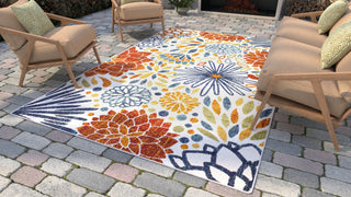Bashian Veranda V107-VR109 Area Rug Outdoor Scene Feature