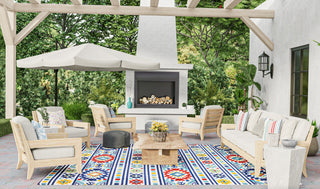 Bashian Veranda V107-VR102 Area Rug Lifestyle Image Feature