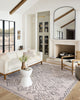 Loloi II Vance VAN-06 Dove / Charcoal Area Rug Lifestyle Image Feature