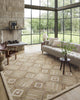 Loloi II Varena VAR-01 Sand/Clay Area Rug Lifestyle Image Feature