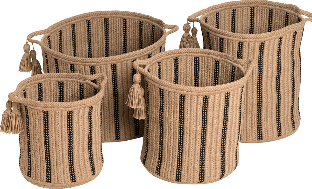 Colonial Mills Dublin Basket VB11 Taupe and Black