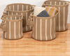 Colonial Mills Dublin Basket VB21 Taupe and White