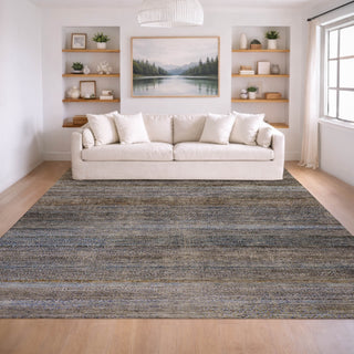 Dalyn Vico VC1 Blue Area Rug Lifestyle Image Feature