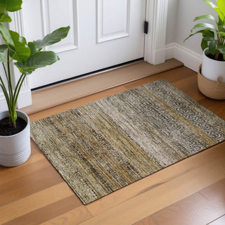 Dalyn Vico VC1 Taupe Area Rug Scatter Lifestyle Image Feature