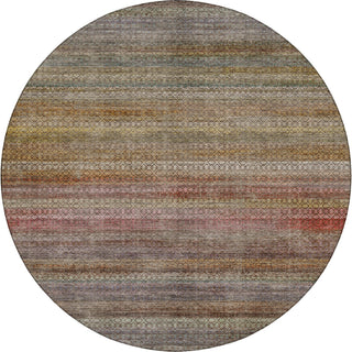 Dalyn Vico VC4 Chocolate Area Rug Round Main Image
