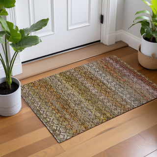 Dalyn Vico VC4 Chocolate Area Rug Scatter Lifestyle Image Feature