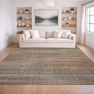 Dalyn Vico VC4 Khaki Area Rug Lifestyle Image Feature