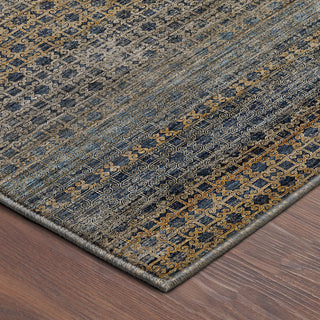 Dalyn Vico VC5 Navy Area Rug Corner Image
