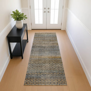 Dalyn Vico VC5 Navy Area Rug Runner Lifestyle Image Feature