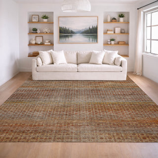 Dalyn Vico VC5 Paprika Area Rug Lifestyle Image Feature