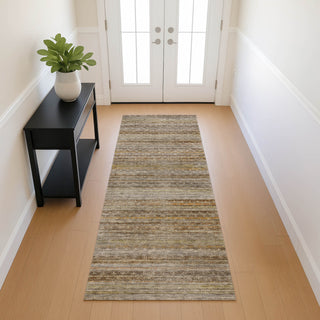 Dalyn Vico VC6 Chocolate Area Rug Runner Lifestyle Image Feature