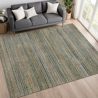 Dalyn Vico VC6 Teal Area Rug Lifestyle Image Feature