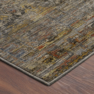 Dalyn Vico VC7 Gray Area Rug Corner Image