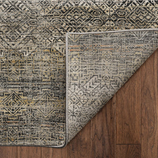 Dalyn Vico VC8 Black Area Rug Backing Image