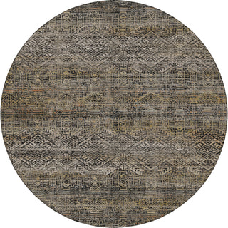 Dalyn Vico VC8 Black Area Rug Round Main Image