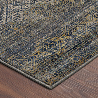 Dalyn Vico VC8 Navy Area Rug Corner Image