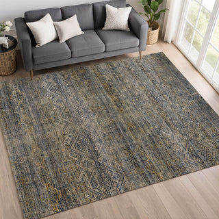Dalyn Vico VC8 Navy Area Rug Lifestyle Image Feature