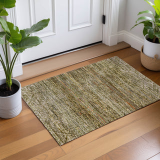 Dalyn Vico VC8 Olive Area Rug Scatter Lifestyle Image Feature