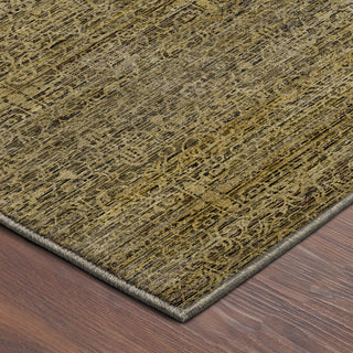 Dalyn Vico VC9 Gold Area Rug Corner Image