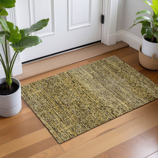 Dalyn Vico VC9 Gold Area Rug Scatter Lifestyle Image Feature