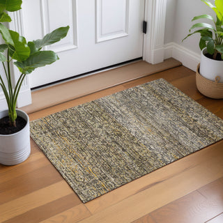 Dalyn Vico VC9 Graphite Area Rug Scatter Lifestyle Image Feature