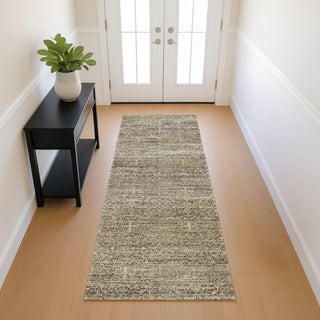 Dalyn Vico VC9 Khaki Area Rug Runner Lifestyle Image Feature