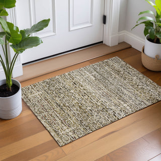 Dalyn Vico VC9 Khaki Area Rug Scatter Lifestyle Image Feature