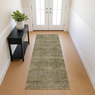 Dalyn Vico VC9 Olive Area Rug Runner Lifestyle Image Feature