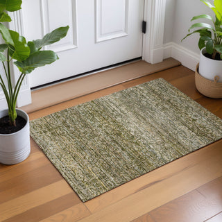 Dalyn Vico VC9 Olive Area Rug Scatter Lifestyle Image Feature