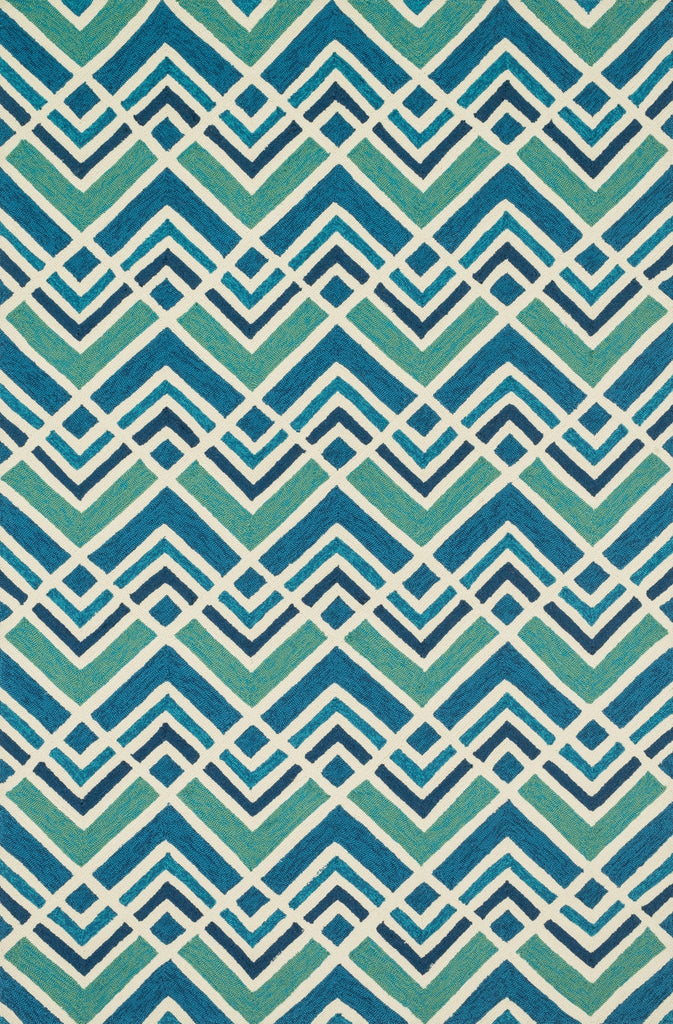 Loloi Venice Beach VB-22 Sea / Blue Area Rug main image