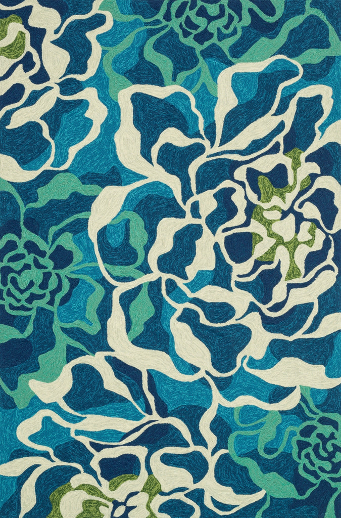 Loloi Ventura HVT01 Aqua / Multi Area Rug main image