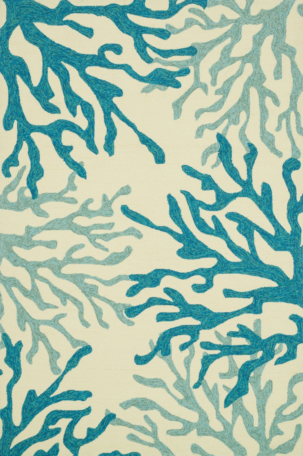 Loloi Ventura HVT04 Blue/Coral Area Rug